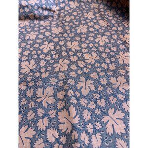 Ludie Rothman Marcus Bros Textiles Leaf Pattern Fabric 1/2 Yard 36" Wide Cotton